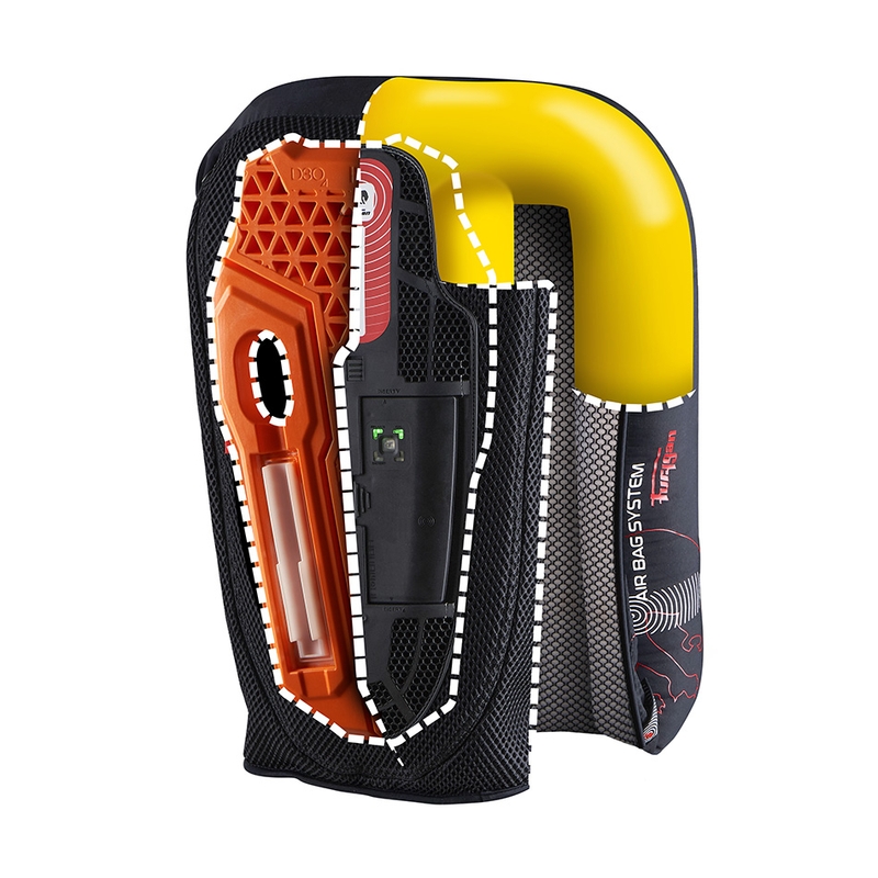 Gilet airbag Furygan Fury System nero