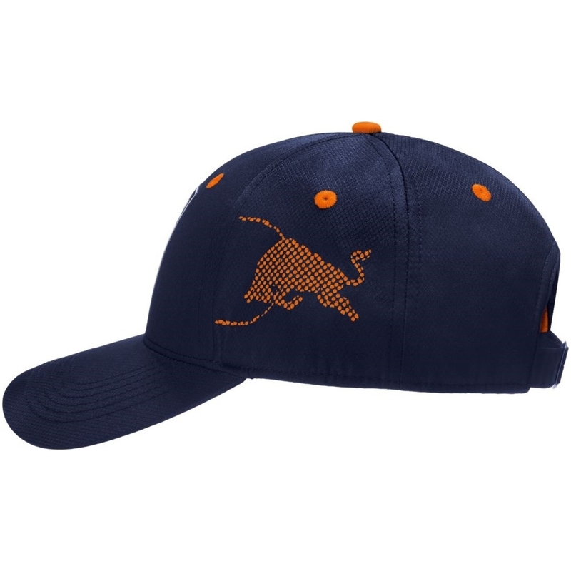 Dětská kšiltovka KTM Laser Cut Red Bull modro-oranžová