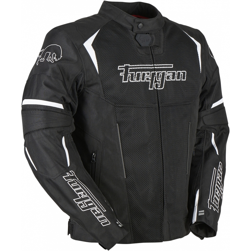 Giacca moto Furygan Ultra Spark Vented 3-in-1 bianca e nera Saldi