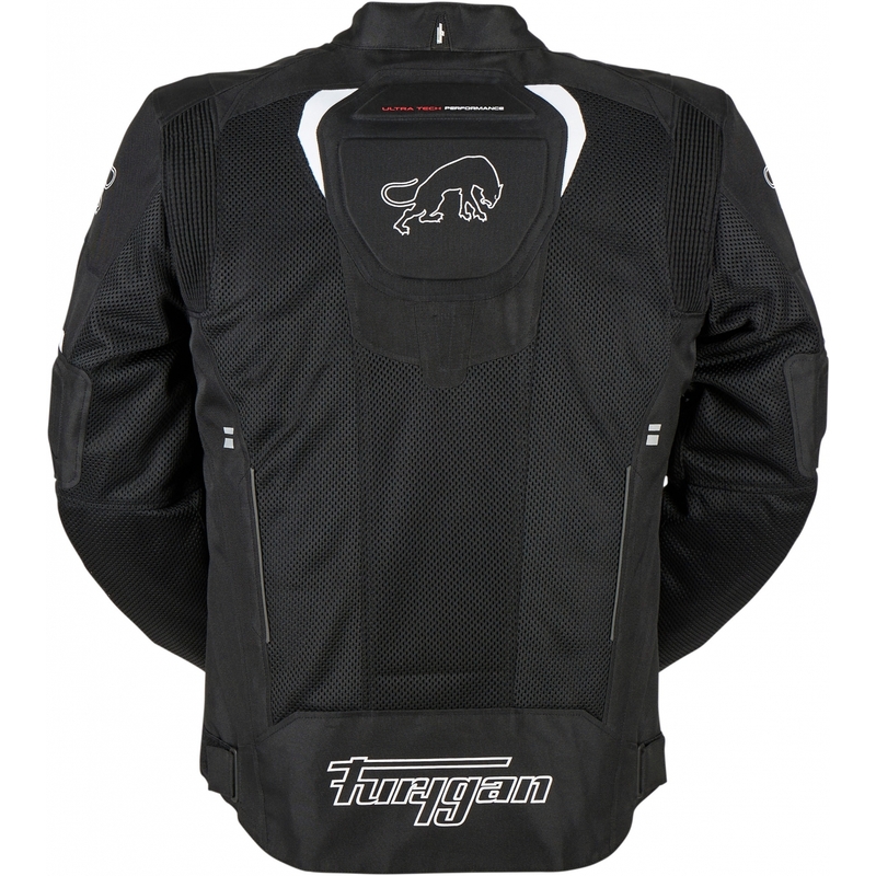 Giacca moto Furygan Ultra Spark Vented 3-in-1 bianca e nera Saldi