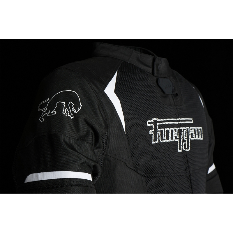 Giacca moto Furygan Ultra Spark Vented 3-in-1 bianca e nera Saldi