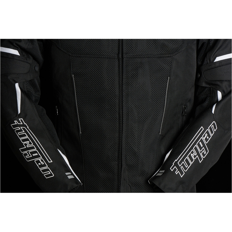 Giacca moto Furygan Ultra Spark Vented 3-in-1 bianca e nera Saldi