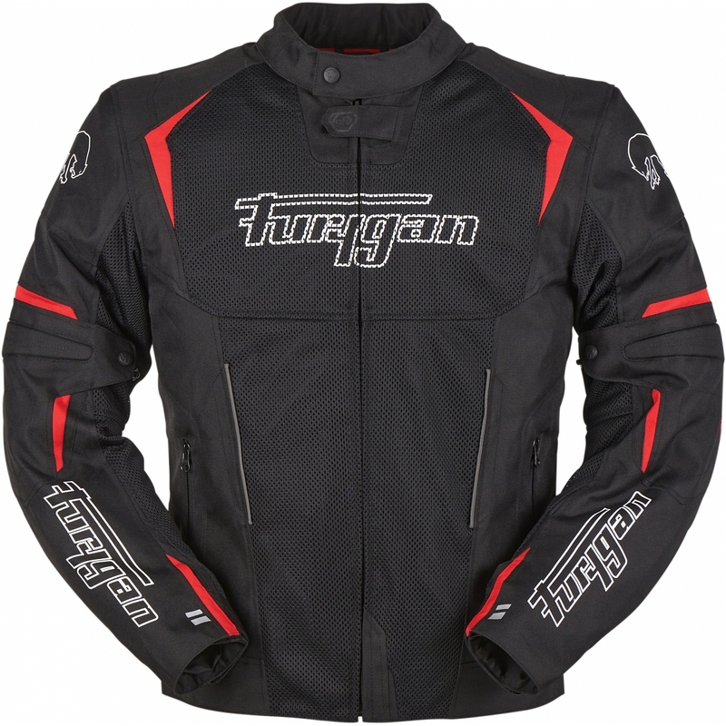 Furygan Ultra Spark Vented 3 in 1 Giacca da moto rossa e nera