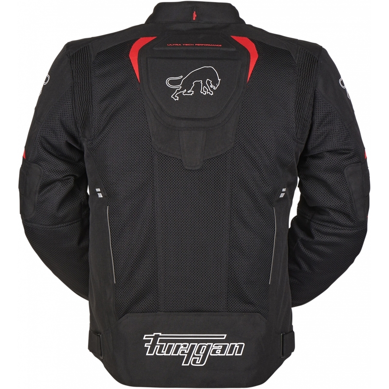 Furygan Ultra Spark Vented 3 in 1 Giacca da moto rossa e nera