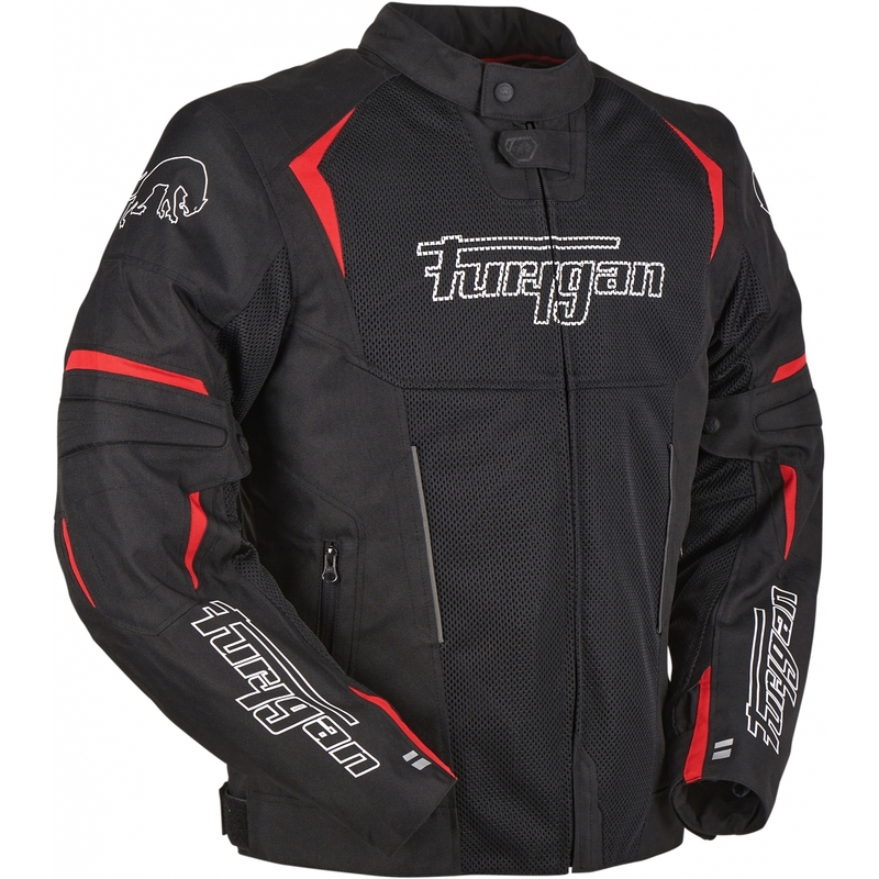 Furygan Ultra Spark Vented 3 in 1 Giacca da moto rossa e nera