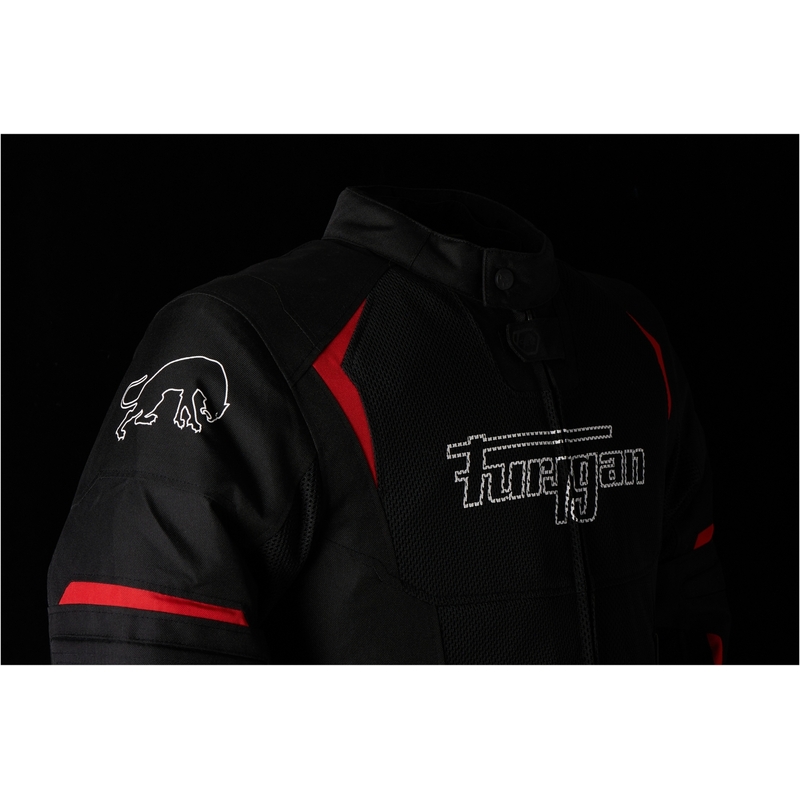 Furygan Ultra Spark Vented 3 in 1 Giacca da moto rossa e nera