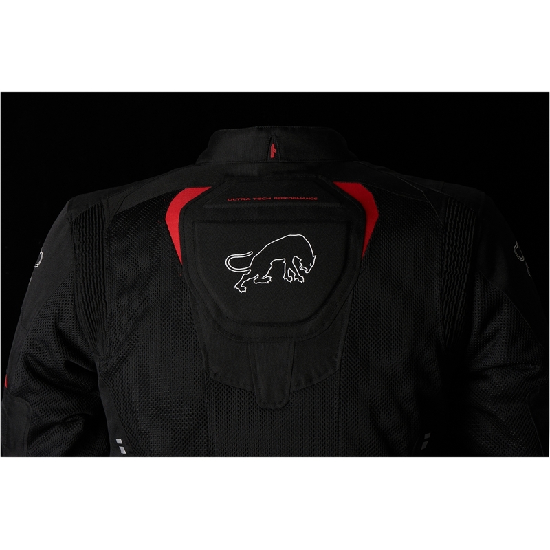 Furygan Ultra Spark Vented 3 in 1 Giacca da moto rossa e nera