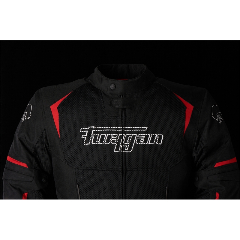 Furygan Ultra Spark Vented 3 in 1 Giacca da moto rossa e nera