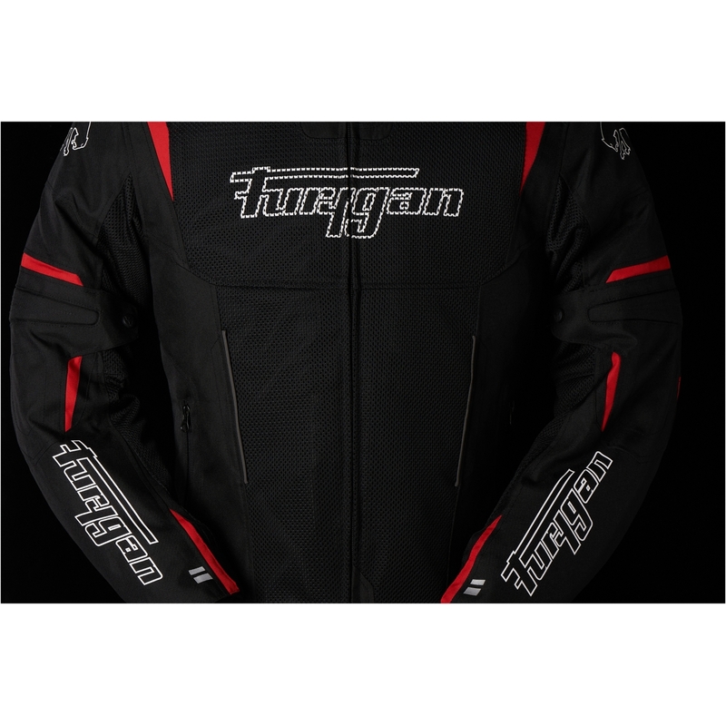 Furygan Ultra Spark Vented 3 in 1 Giacca da moto rossa e nera