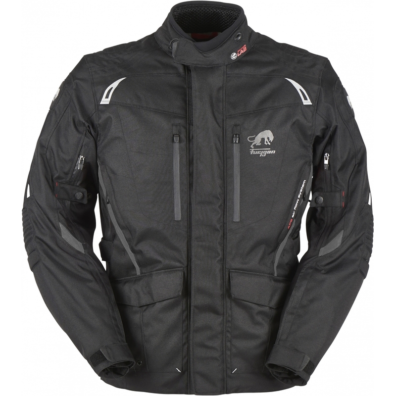 Furygan Apalaches Giacca da moto nera Saldi