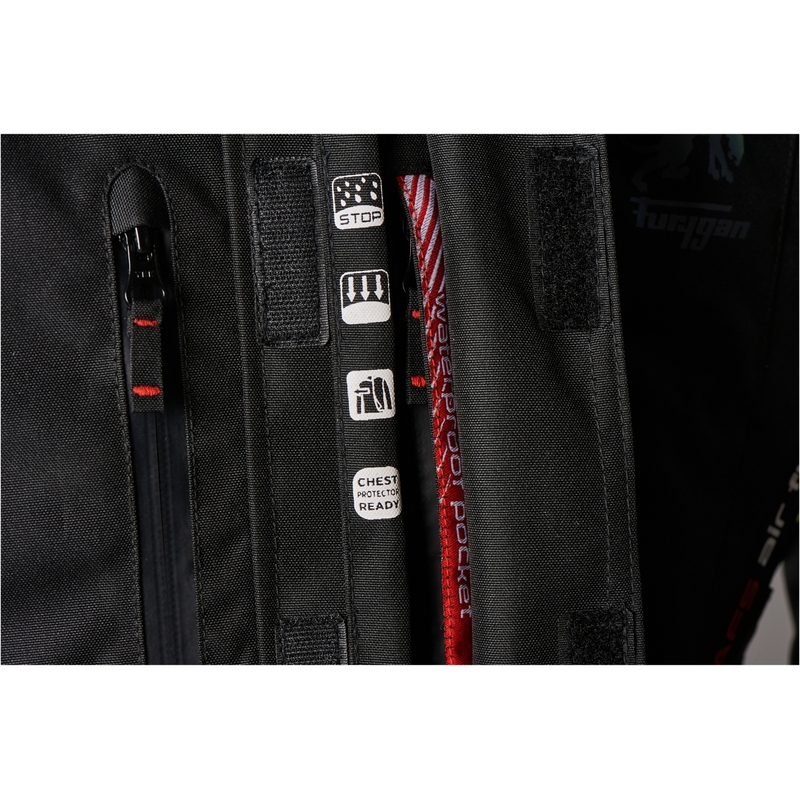 Furygan Apalaches Giacca da moto nera Saldi