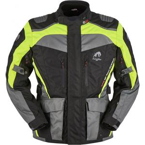 Giacca da moto Furygan Apalaches nero-giallo fluo