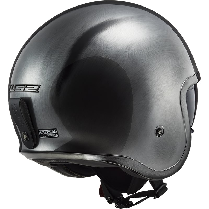 LS2 OF599 Spitfire Jeans Casco moto aperto in titanio