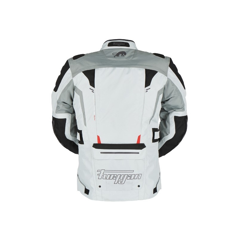 Giacca da moto Furygan Brevent 3-in-1 bianco-grigio-rosso-nero Saldi