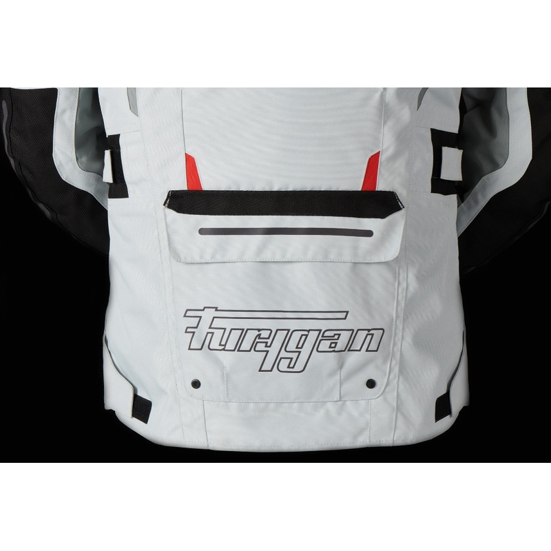 Giacca da moto Furygan Brevent 3-in-1 bianco-grigio-rosso-nero Saldi