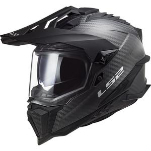 Casco da enduro LS2 MX701 Explorer C Solid Carbon Black Matte