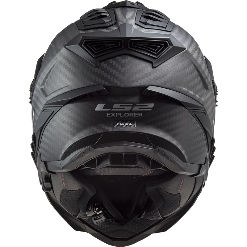 Casco da enduro LS2 MX701 Explorer C Solid Carbon Black Matte