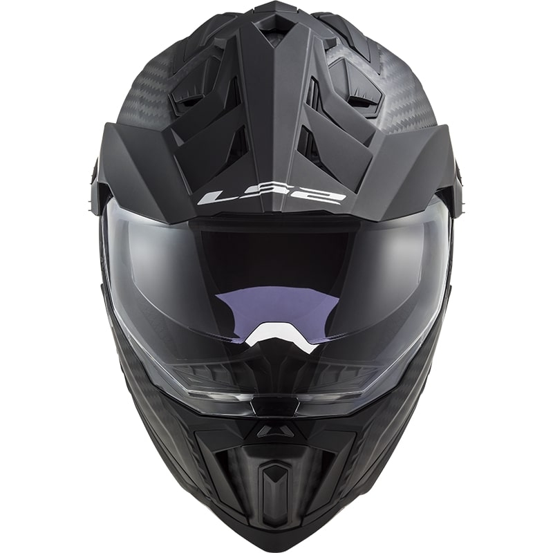 Casco da enduro LS2 MX701 Explorer C Solid Carbon Black Matte