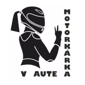 Adesivo Moto in auto