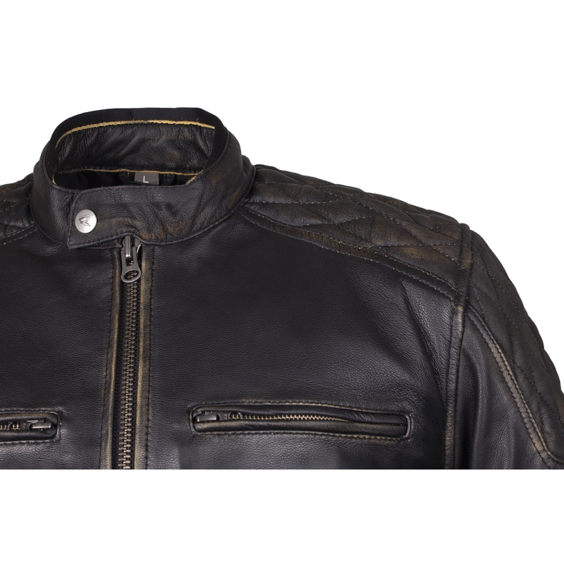 Giacca da moto Street Racer Tribe Retro Brown