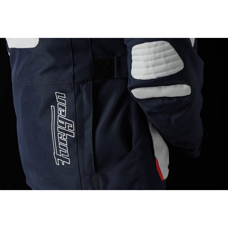 Giacca da moto Furygan Apalaches rosso, bianco e blu da donna
