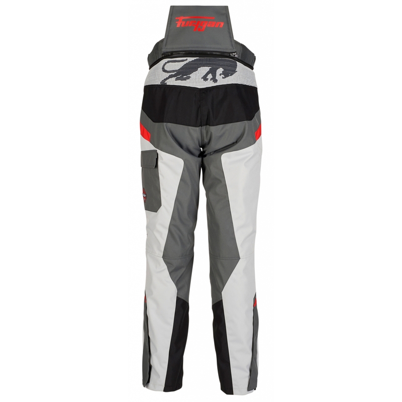 Pantaloni da moto Furygan Apalaches nero-bianco-rosso-grigio Saldi