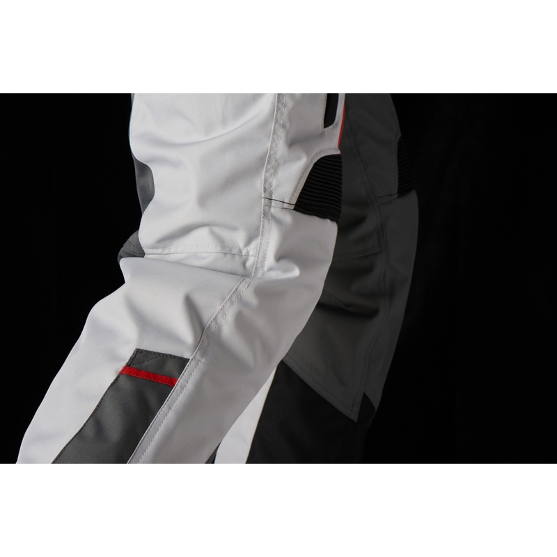 Pantaloni da moto Furygan Apalaches nero-bianco-rosso-grigio Saldi