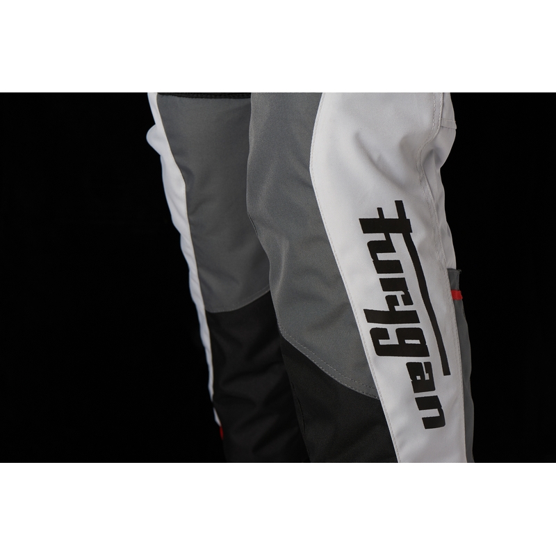 Pantaloni da moto Furygan Apalaches nero-bianco-rosso-grigio Saldi