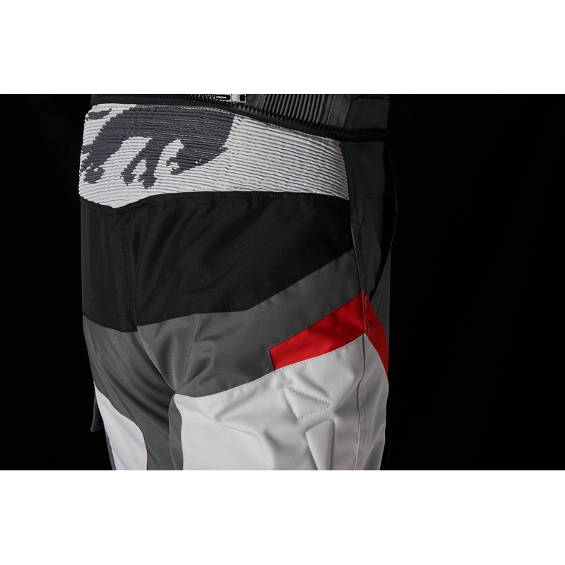 Pantaloni da moto Furygan Apalaches nero-bianco-rosso-grigio Saldi