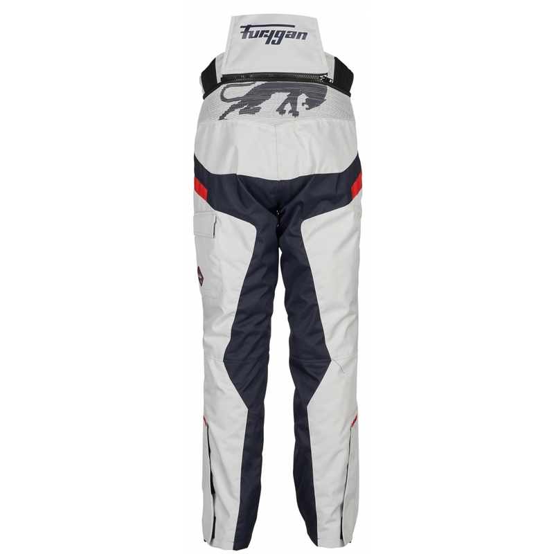 Pantaloni moto Furygan Apalaches nero-rosso-bianco-blu Saldi