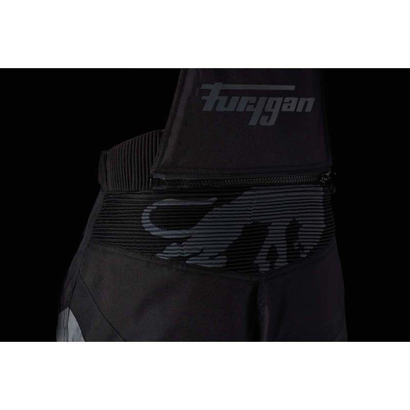 Pantaloni da moto da donna Furygan Apalaches Nero Saldi