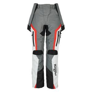 Pantaloni moto Furygan Apalaches nero-rosso-bianco-grigio da donna Saldi