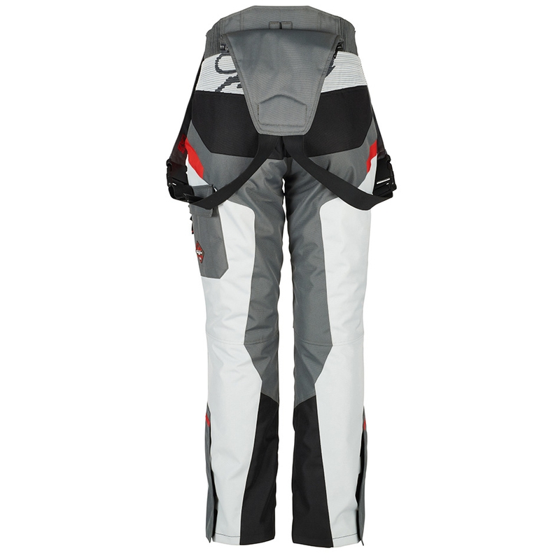 Pantaloni moto Furygan Apalaches nero-rosso-bianco-grigio da donna Saldi