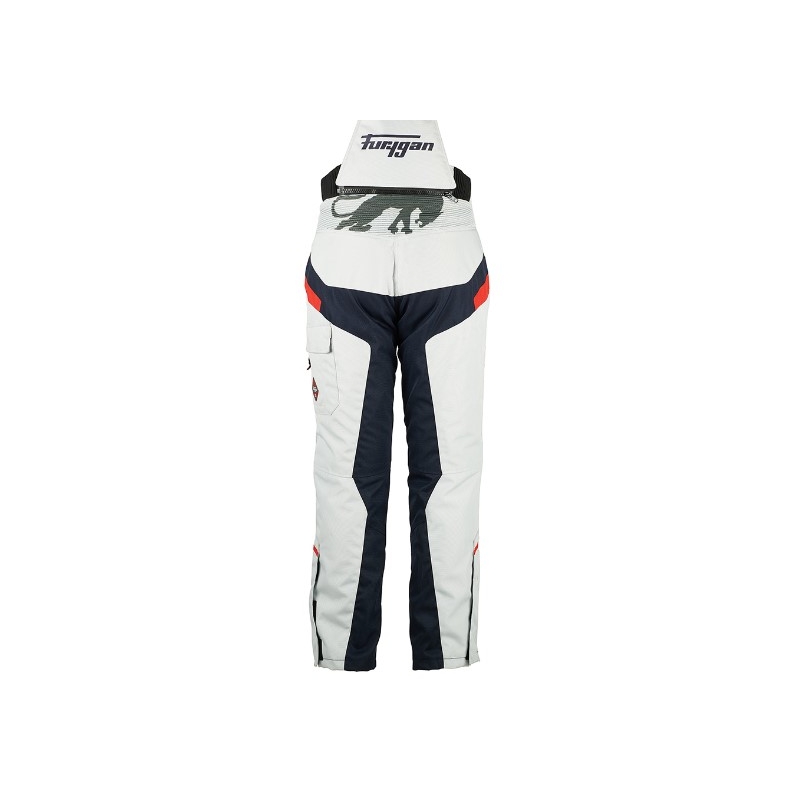 Pantaloni moto Furygan Apalaches nero-rosso-bianco-blu da donna Saldi