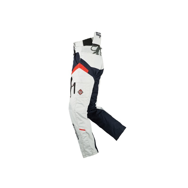 Pantaloni moto Furygan Apalaches nero-rosso-bianco-blu da donna Saldi