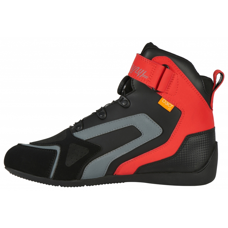 Stivali da moto Furygan V4 Easy D3O Nero-Rosso