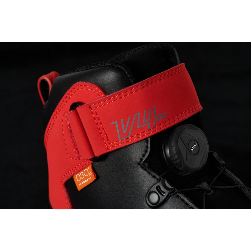 Stivali da moto Furygan V4 Easy D3O Nero-Rosso