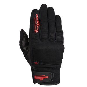 Guanti da moto Furygan Jet D3O nero-rosso