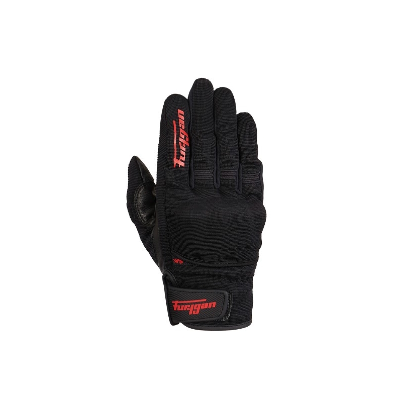 Guanti da moto Furygan Jet D3O nero-rosso