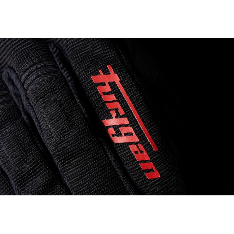 Guanti da moto Furygan Jet D3O nero-rosso