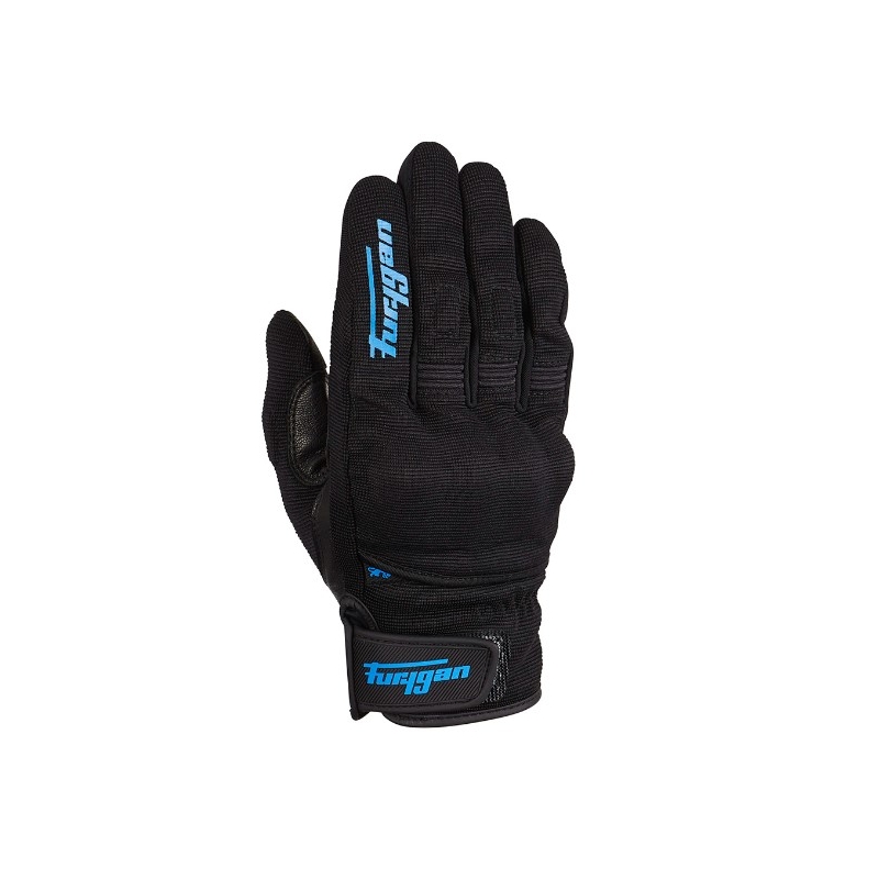 Guanti da moto Furygan Jet D3O nero e blu
