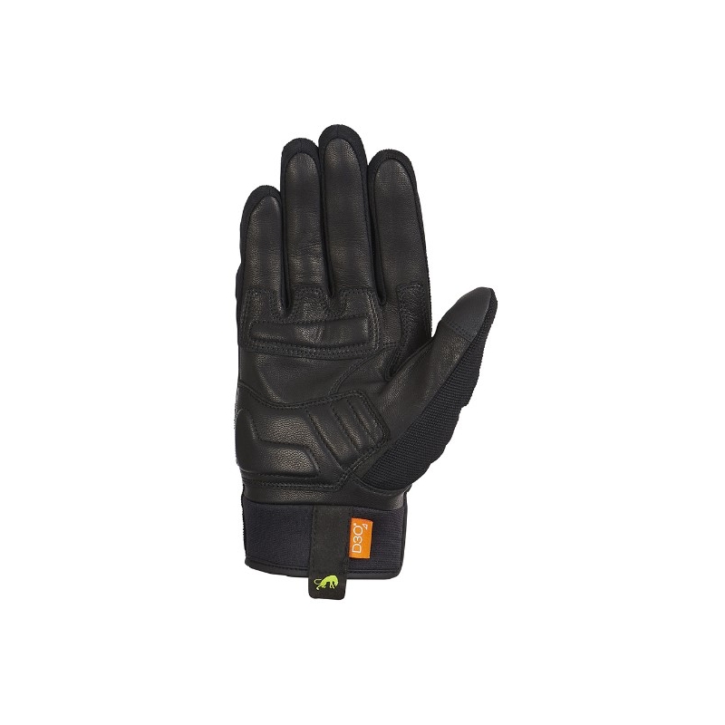 Guanti da moto Furygan Jet D3O nero-verde fluo