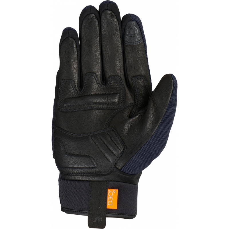 Guanti da moto Furygan Jet D3O blu-nero
