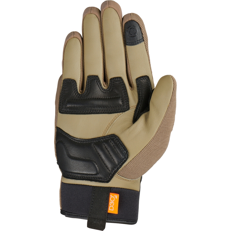 Guanti moto Furygan Jet D3O marrone-nero