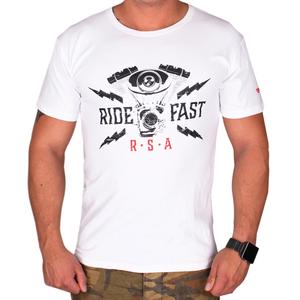 Maglietta RSA Ride Fast bianca Saldi