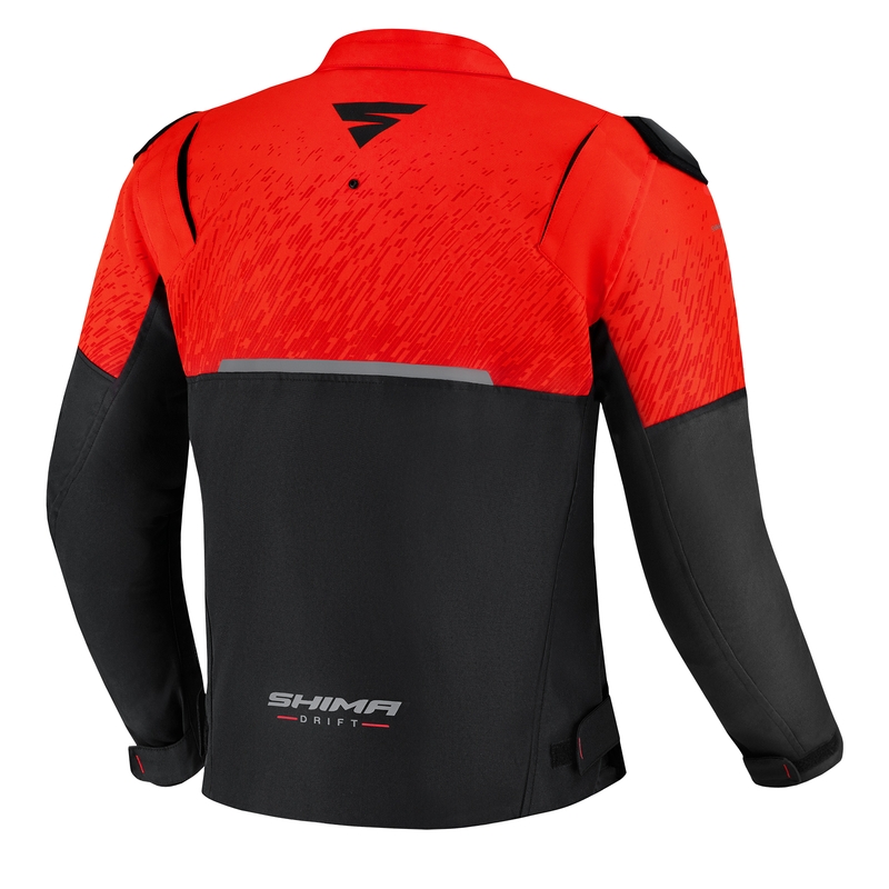 Giacca da moto Shima Drift nero-rosso