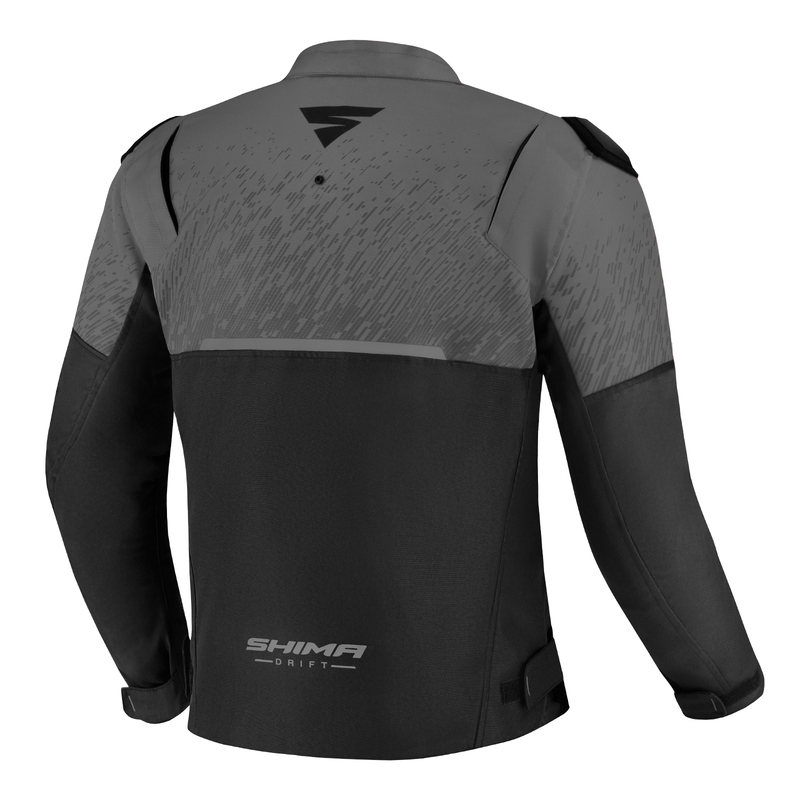 Giacca da moto Shima Drift nero-grigio