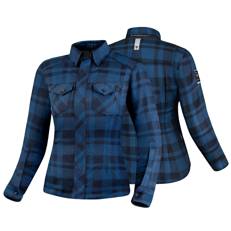 Camicia da moto Shima Renegade 2 Donna Blu