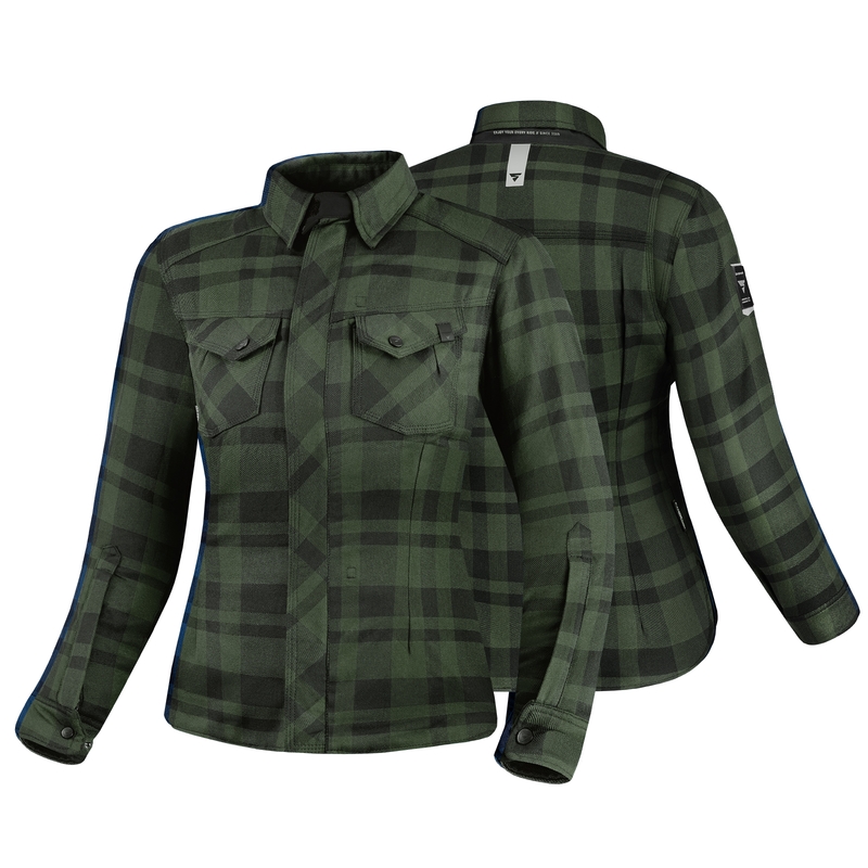 Camicia da moto Shima Renegade 2 Donna Verde