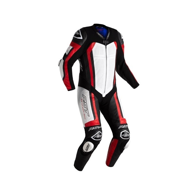Jednodílná kombinéza na motorku RST Pro Series Airbag černo-bílo-červená výprodej